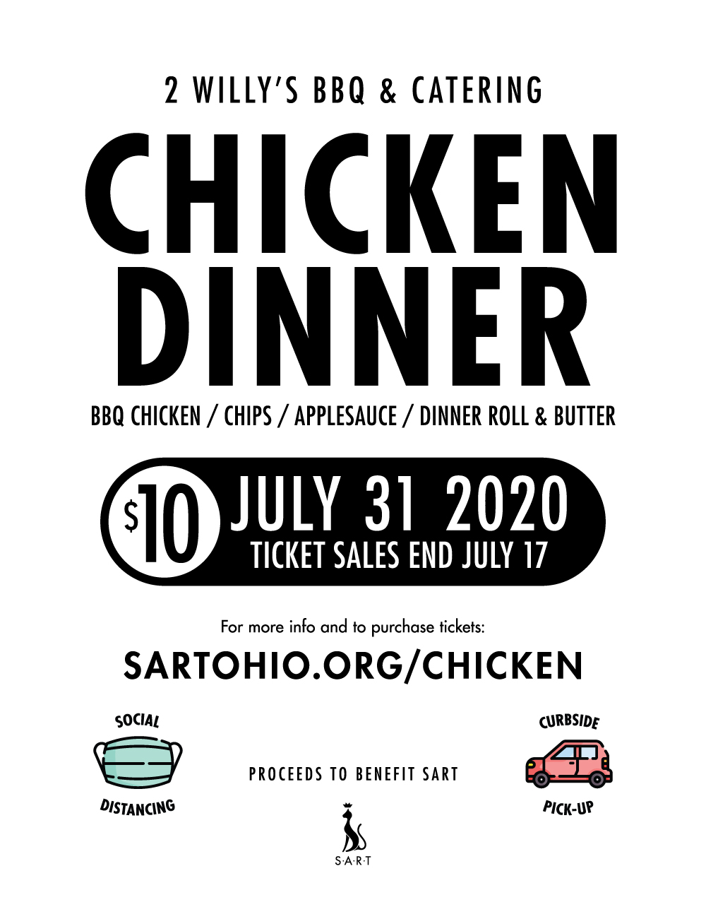 chicken dinner flyer